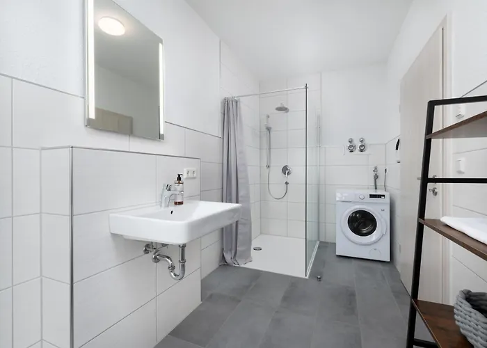 公寓 Modernes Apartment, Altstadt, Parkplatz, Netflix 奎德林堡